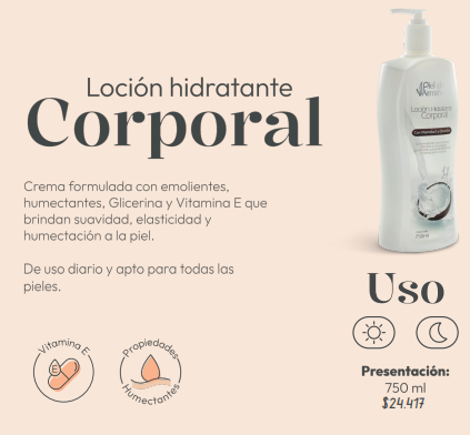 Locion Hidratante Corporal 750ml